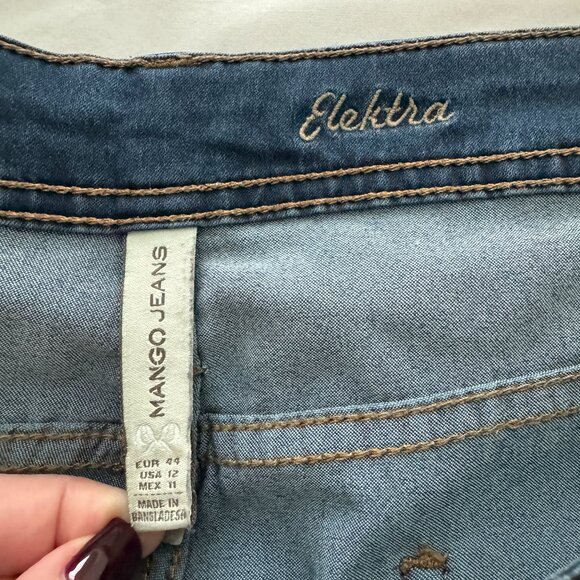 Mango Women's Vintage Elektra Jeans, Size 12 - Picture 4 of 12
